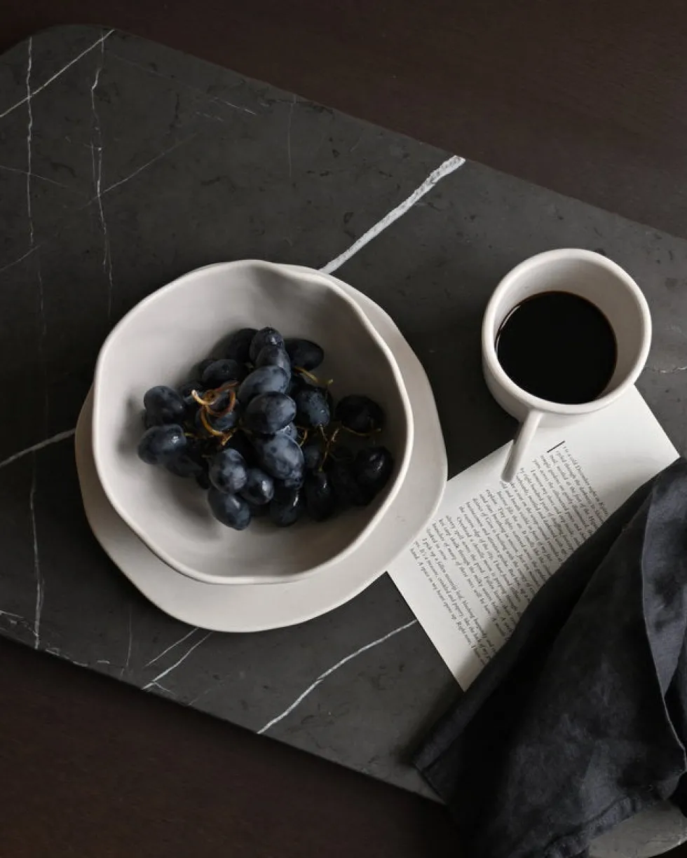Service petit-déjeuner pour 4 personnes en céramique beige Native - 101 COPENHAGEN