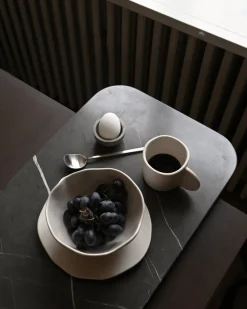 Service petit-déjeuner pour 4 personnes en céramique beige Native - 101 COPENHAGEN