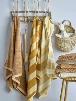 Serviette de bain Kahla en coton brun Bloomingville