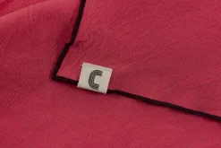 Serviette en coton lavé fuchsia 45 x 45 cm - The Cool Republic