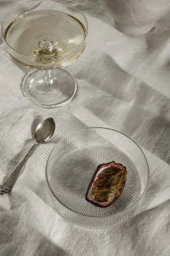 Set de 4 Bols de service en verre transparent Ripple - Ferm Living