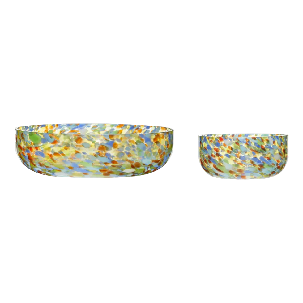 Set de 2 bols en verre Confetti - Hübsch
