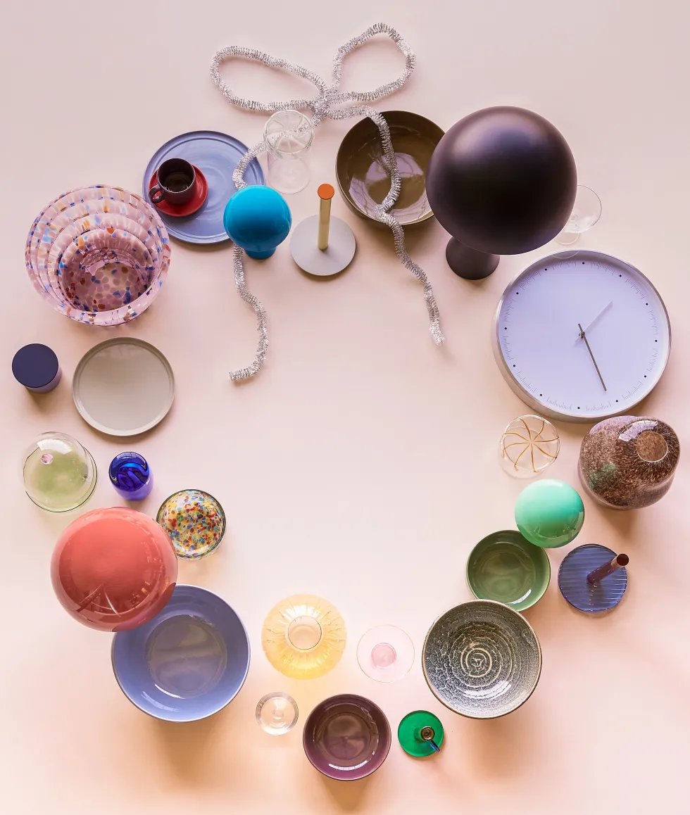 Set de 2 bols en verre Confetti - Hübsch