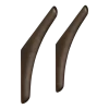 Set de 2 porte-manteaux en acajou massif foncé PI - Ethnicraft Accessories