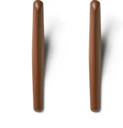Set de 2 porte-manteaux en acajou massif PI - Ethnicraft Accessories