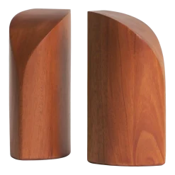 Set de 2 serre-livres en acajou massif PI - Ethnicraft Accessories