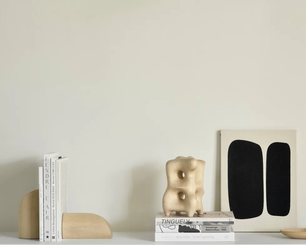 Set de 2 serre-livres en sycomore massif PI - Ethnicraft Accessories