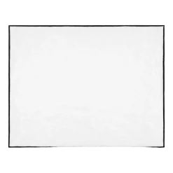 Set De Table Carlina Blanc Et Bourdon Noir - Madura