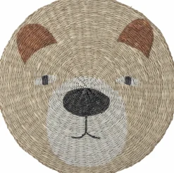 Set de table Malla Brown Seagrass - Bloomingville Mini