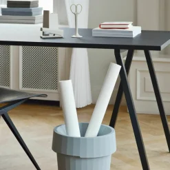 Set de 2 tréteaux en acier blanc Loop Stand - HAY