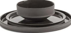 Set de vaisselle 12 pièces en porcelaine slate Dune - Serax