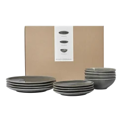 Set de vaisselle pour quatre en grès Nordic Rain - Broste Copenhagen