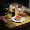 2 sets de table gaufrés moutarde - Maryne Guyot Créations
