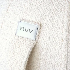 Siège ergonomique en bouclette blanc cassé 65cm Diva - VLUV