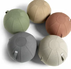 Siège ergonomique en laine synthétique cendre 60 cm SOVA - VLUV
