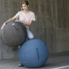 Siège ergonomique en synthétique gris foncé 60cm Stov - VLUV