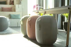 Siège ergonomique en tissu bouclette marron greige Kapsul Stov - Vluv