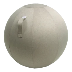 Siège ergonomique en tissu canevas pierre 70 cm LEIV - VLUV