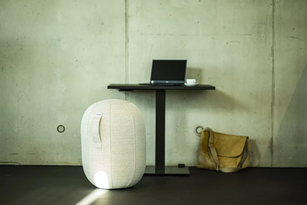 Siège ergonomique en tissu doux toffee Kapsul Sova - Vluv