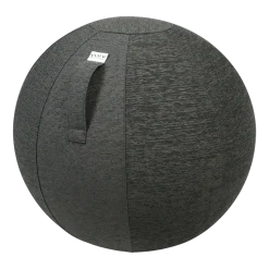 Siège ergonomique en tissu polyester anthracite 60 cm STOV - VLUV