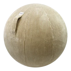 Siège ergonomique en velours beige 60cm Vlip - VLUV