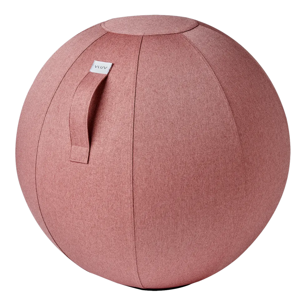 Siège érgonomique en tissu rose Leiv - VLUV