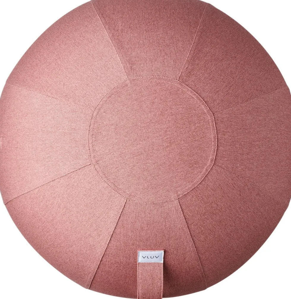 Siège érgonomique en tissu rose Leiv - VLUV