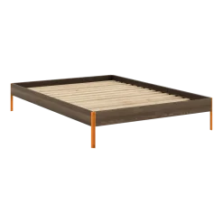 Sommier en acier solar orange et pin carob brown 140x200cm Core - Karup Design
