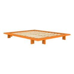 Sommier en bois de pin solar orange 180x200 cm Japan - Karup Design