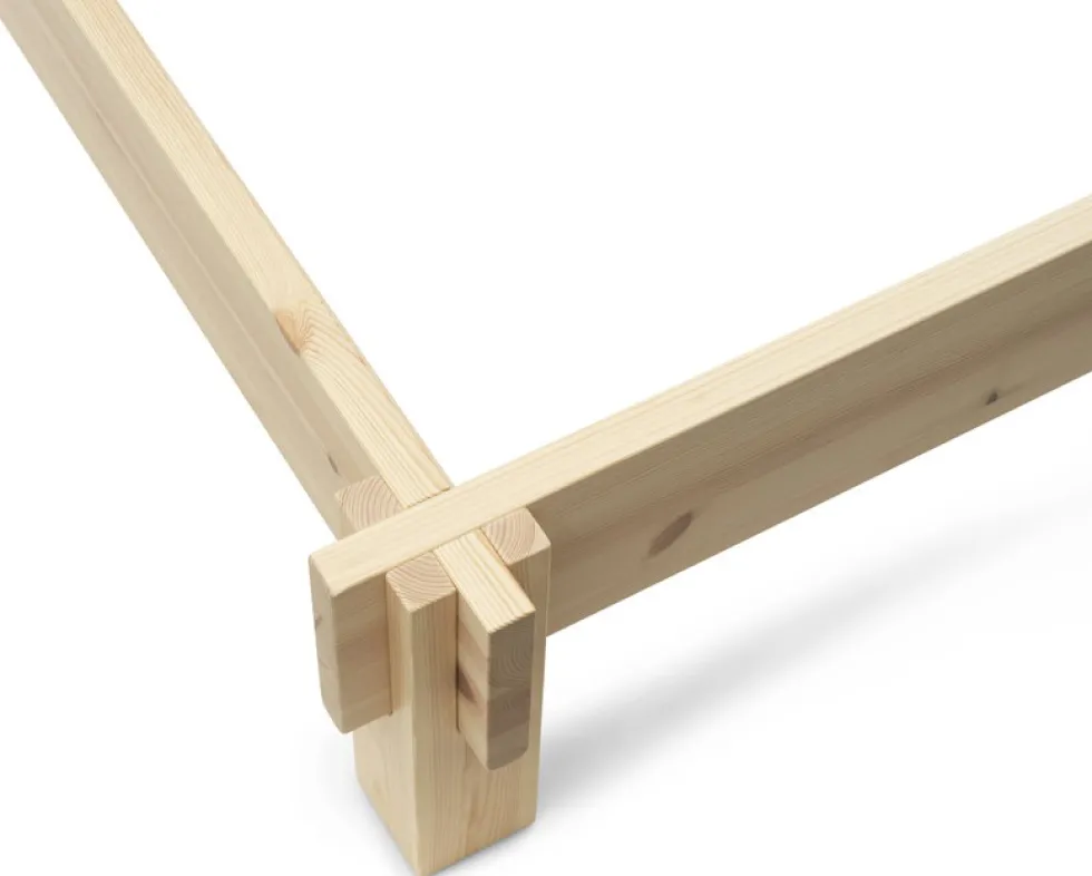 Sommier en bois de pin 200 x 180 cm Notch - Normann Copenhagen