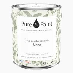 Sous-couche végétale Blanc 2,5L - Pure & Paint