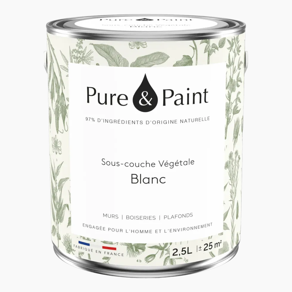 Sous-couche végétale Blanc 2,5L - Pure & Paint
