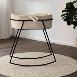 Structure de berceau en acier noir 77x44x80cm Korsina - Metallbude