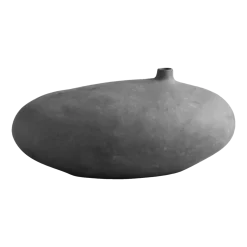 Submarine Vase, Fat - Dark grey