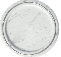 Support à bijoux en nickel et résine blanche Tesora - Umbra