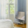 Support pour tv en métal blanc pearl 79x43x117cm Rover - Pedestal