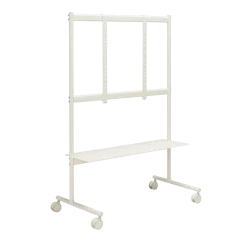 Support pour tv en métal blanc pearl 79x43x117cm Rover - Pedestal