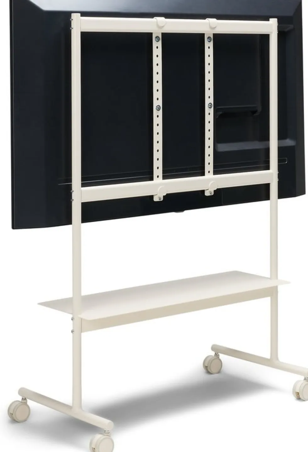 Support pour tv en métal blanc pearl 79x43x117cm Rover - Pedestal