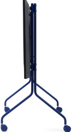 Support pour tv en métal bleu marine 107x78x54 cm Moon Rollin' - Pedestal