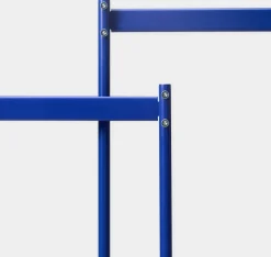 Support pour tv en métal bleu marine 107x78x54 cm Moon Rollin' - Pedestal
