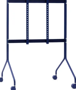 Support pour tv en métal bleu marine 107x78x54 cm Moon Rollin' - Pedestal