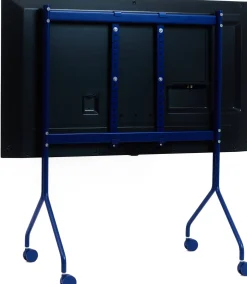 Support pour tv en métal bleu marine 107x78x54 cm Moon Rollin' - Pedestal