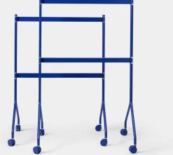 Support pour tv en métal bleu marine 107x78x54 cm Moon Rollin' - Pedestal