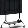 Support pour tv en métal noir 121x78x60 cm Moon Rollin' - Pedestal