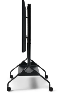 Support pour tv en métal noir 121x78x60 cm Moon Rollin' - Pedestal