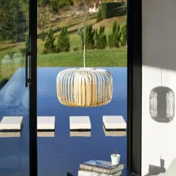 Suspension en bambou rouge M Bamboo outdoor - Forestier