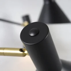 Suspension noire ajustable 6 lampes Izmir - It's about Romi