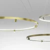 Suspension ronde 100 cm en métal bronze Arena - Panzeri