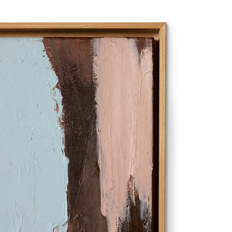 Tableau de peinture en toile et bois 103x143cm Colour cult - HKliving