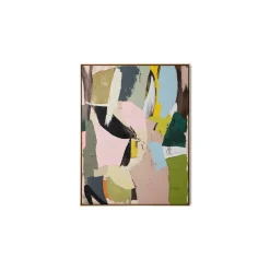 Tableau de peinture en toile et bois 103x143cm Colour cult - HKliving